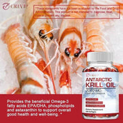 Antarctic Krill OilnutriamazonianutriamazoniaAntarctic Krill Oil with EPA/DHA &amp; Astaxanthin
Introduction
GREVIP Antarctic Krill Oil with EPA/DHA and astaxanthin supports brain, heart, joints, eyes, and skinAntarctic Krill Oil - EPA/DHA Brain GREVIP Adults Vitality