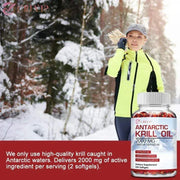 Antarctic Krill OilnutriamazonianutriamazoniaAntarctic Krill Oil with EPA/DHA &amp; Astaxanthin
Introduction
GREVIP Antarctic Krill Oil with EPA/DHA and astaxanthin supports brain, heart, joints, eyes, and skinAntarctic Krill Oil - EPA/DHA Brain GREVIP Adults Vitality
