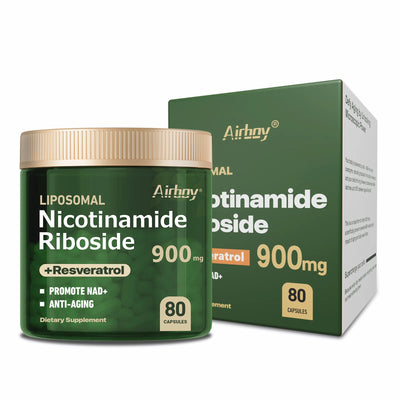 Nicotinamide Riboside + Resveratrol - Quercetin, High Purity NAD Supplement - 80 Capsules Amazondiabacai