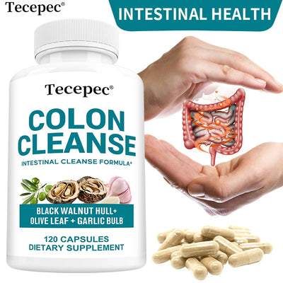 Colon Cleansing Capsules - Cleansing, Detoxification, Balance Digestion and Intestinal Health, Healthy Digestion, Metabolism bottle