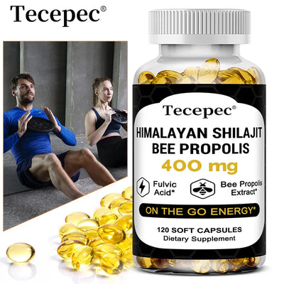 Himalaya Shilajit Propolis, Fulvic Acid, Energy, Brain Memory, Nervous System, Concentration and Brain Cell Health Amazondiabacai