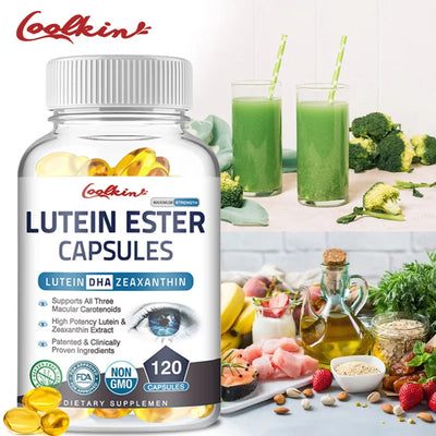 Lutein Ester - Contains Lutein and Zeaxanthin To Protect Eye Health, Support Healthy Vision & Reduce Eye Fatigue - 120 Capsules Amazondiabacai
