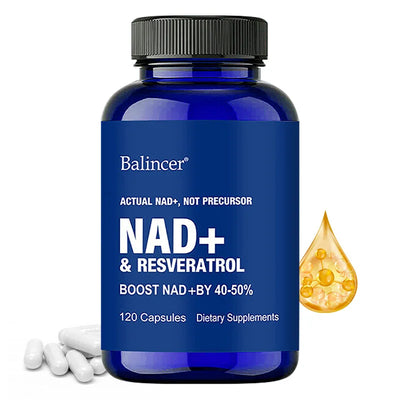 Optimized NAD+ and Resveratrol Supplement To Help Support Cell Regeneration, Natural Energy, Focus and Memory Amazondiabacai