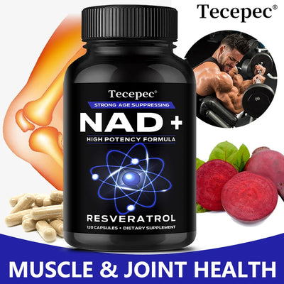NAD+ Supplements with Resveratrol,Anti-aging and Cellular Health, Strengthens Immune System Amazondiabacai