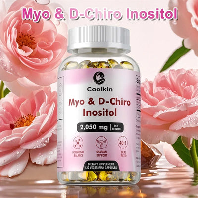Myo & D-Chiro Inositol Capsules - Supports Healthy Ovarian Function, Hormone Balance, Overall Health, Women's Health Supplement Amazondiabacai