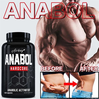 Anabol Hardcore Supplement - Repair Muscle, Muscle Growth, Energy Support, Metabolism, Improved Endurance, Improves Performance Amazondiabacai