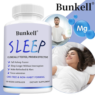 Sleep Supplement - Contains Magnesium Oxide, Magnesium Citrate, Magnesium Glycinate To Support Brain, Sleep, Focus and Cognition Amazondiabacai