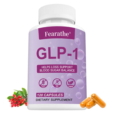 GLP-1 Supplement with Berberine, Green Tea Extract, Supports Metabolism, Blood Sugar Balance & Healthy Weight, 120 Capsules Amazondiabacai