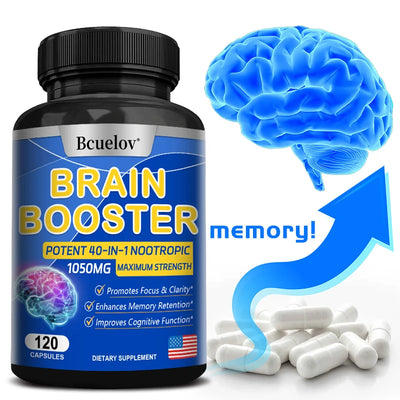 Brain Supplement, 40-in-1, for men and women, supports your thinking, clarity and balance, healthy brain development. Amazondiabacai