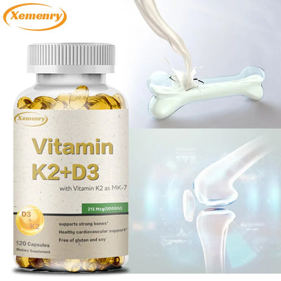 Vitamin K2 + D3 Supplement - Support Joint Bone and Immune Health 