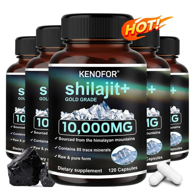 Himalaya Original Pure Shilajit Capsules, Naturally Enriched with Fulvic Acid and Over 85 Trace Minerals, Gluten Free Supplement Amazondiabacai
