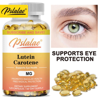 Lutein - with Zeaxanthin - for Blue Light Protection Macular Health & Relieves Fatigue & Eye Vision Health - 120 Capsules Amazondiabacai