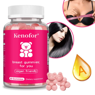 Breast Gummies for Women's Breast Development Breast Care Supports Hair Growth and Strength Amazondiabacai