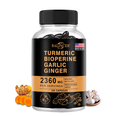 High Quality Curcumin Capsules - 2360 Mg, - Supports Joint, Brain, Cognitive and Digestive Health, Antioxidant, Non-GMO Amazondiabacai