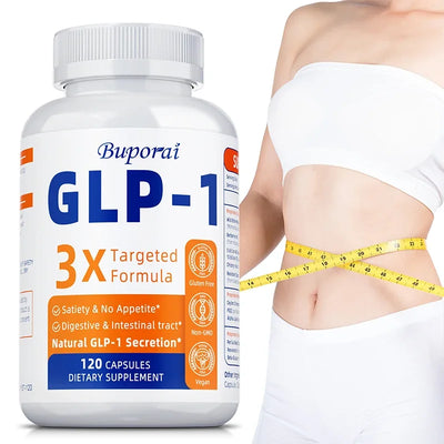 GLP-1 Supplement - Promote Metabolism, Support Intestinal and Digestive Health, Efficient Absorption, Anti-oxidation - 120pcs Amazondiabacai