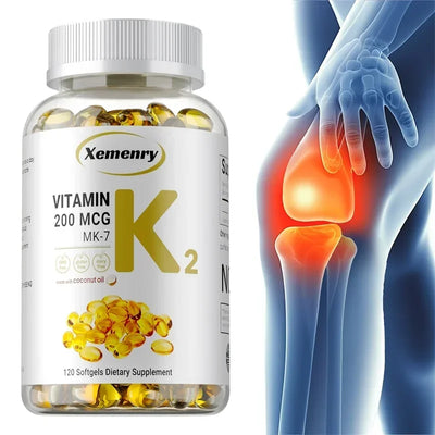 Vitamin K2 MK-7 Supplement - Supports Calcium Absorption,