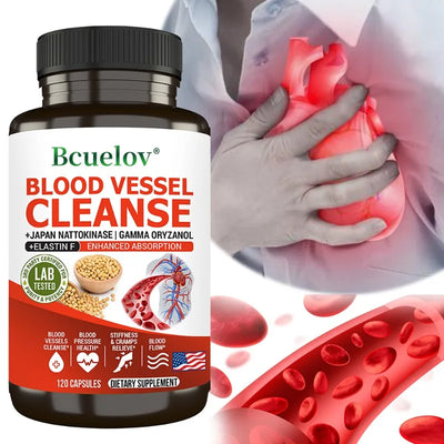 Vascular Cleanser, Helps Purify the Blood, Lowers Cholesterol, and Promotes Overall Cardiovascular Health, 120 Capsules Amazondiabacai