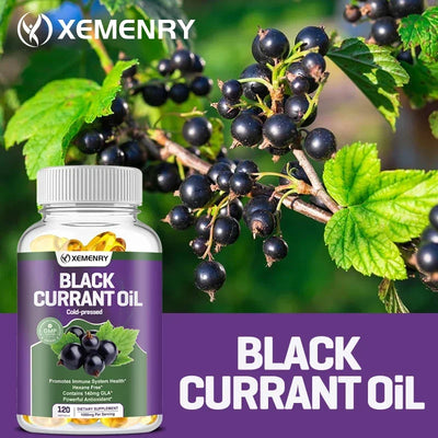 Black Currant Oil 1000 Mg - Cold Pressed Pure Black Currant Seed Oil - 140 Mg GLA Per Serving - Regulates Hormonal BalanceSupple Amazondiabacai