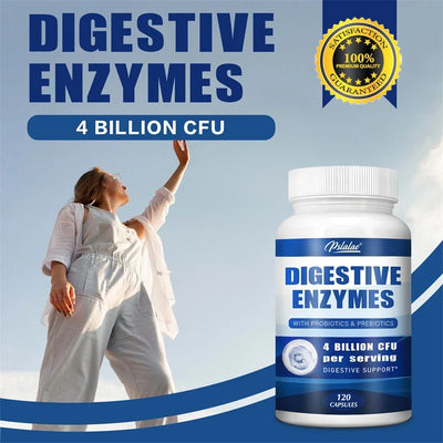 Digestive Enzymes - for Digestion and Gut Function, Relieve Bloating and Flatulence - Rich in ProbioticsCapsule Amazondiabacai