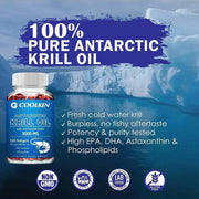 Antarctic Krill OilnutriamazonianutriamazoniaAntarctic Krill Oil 3000mg Maximum Strength | Coolkin
Introduction
Premium Antarctic krill oil capsules from Coolkin, distributed by nutriamazonia, delivering a robuAntarctic Krill Oil - Heart Health Support Coolkin Adults