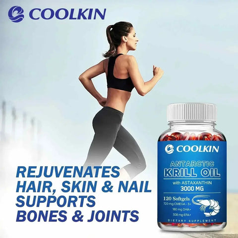 Antarctic Krill OilnutriamazonianutriamazoniaAntarctic Krill Oil 3000mg Maximum Strength | Coolkin
Introduction
Premium Antarctic krill oil capsules from Coolkin, distributed by nutriamazonia, delivering a robuAntarctic Krill Oil - Heart Health Support Coolkin Adults