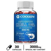 Antarctic Krill OilnutriamazonianutriamazoniaAntarctic Krill Oil 3000mg Maximum Strength | Coolkin
Introduction
Premium Antarctic krill oil capsules from Coolkin, distributed by nutriamazonia, delivering a robuAntarctic Krill Oil - Heart Health Support Coolkin Adults