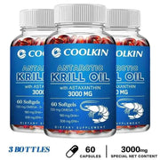 Antarctic Krill OilnutriamazonianutriamazoniaAntarctic Krill Oil 3000mg Maximum Strength | Coolkin
Introduction
Premium Antarctic krill oil capsules from Coolkin, distributed by nutriamazonia, delivering a robuAntarctic Krill Oil - Heart Health Support Coolkin Adults