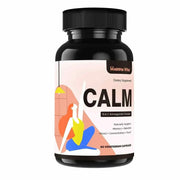 HappieVita Ashwagandha Calm Complex 8-in-1 adaptogen blend for stress relief and focus, 4000 mg, 60 vegetarian capsules, made in USA