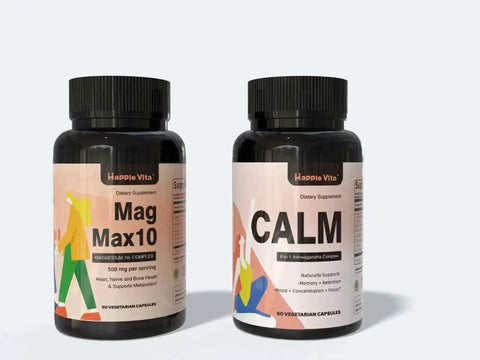 Ashwagandha Calm ComplexnutriamazonianutriamazoniaAshwagandha Calm Complex 8-in-1 Adaptogen Blend by HappieVita
Introduction
HappieVita's Ashwagandha Calm Complex, from Nutriamazonia, is a 4000 mg daily blend for adAshwagandha Calm Complex - Stress Relief And Focus HappieVita