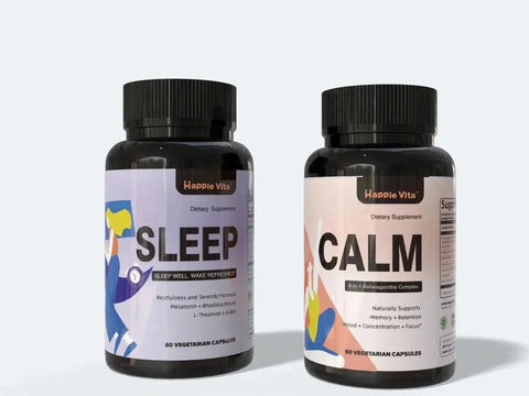 Ashwagandha Calm ComplexnutriamazonianutriamazoniaAshwagandha Calm Complex 8-in-1 Adaptogen Blend by HappieVita
Introduction
HappieVita's Ashwagandha Calm Complex, from Nutriamazonia, is a 4000 mg daily blend for adAshwagandha Calm Complex - Stress Relief And Focus HappieVita