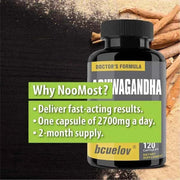 Ashwagandha - Energy Mood SupportnutriamazonianutriamazoniaAshwagandha Bcuelov 2700mg Black Pepper Extract
Introduction
Bcuelov Ashwagandha 2700mg with Black Pepper Extract from nutriamazonia supports energy, mood, and calm Ashwagandha - Energy Mood Support Bcuelov Adults