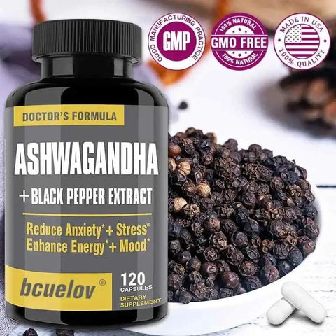 Ashwagandha - Energy Mood SupportnutriamazonianutriamazoniaAshwagandha Bcuelov 2700mg Black Pepper Extract
Introduction
Bcuelov Ashwagandha 2700mg with Black Pepper Extract from nutriamazonia supports energy, mood, and calm Ashwagandha - Energy Mood Support Bcuelov Adults