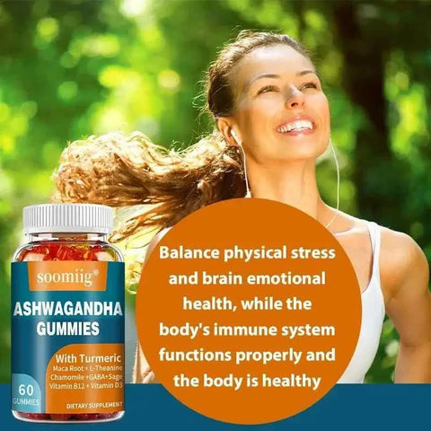 Ashwagandha GummiesnutriamazonianutriamazoniaAshwagandha Gummies with Turmeric – Mood Support
Introduction
SOOMIIG Ashwagandha Gummies offer mood balance and stress relief for adults in an easy daily form. DesiAshwagandha Gummies - Mood Support SOOMIIG Adults Calm