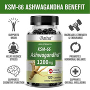 Ashwagandha 1200 mgnutriamazonianutriamazoniaNutriamazonia Ashwagandha 1200 mg with Organic KSM-66
Introduction
Nutriamazonia's Ashwagandha 1200 mg with Organic KSM-66 supports energy, focus, and natural stressAshwagandha - Stress Relief And Focus Nutriamazonia Adults