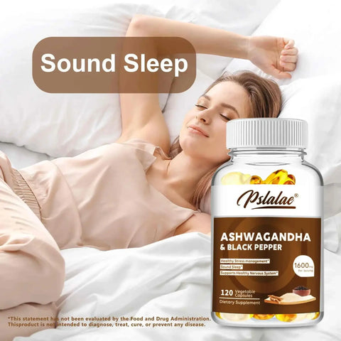 Ashwagandha 1600mgnutriamazonianutriamazoniaPslalae Ashwagandha 1600mg – Stress Relief &amp; Vitality
Introduction
Pslalae Ashwagandha 1600mg is a daily supplement for adults seeking stress relief, mood supporAshwagandha - Stress Relief Pslalae Adults Vitality