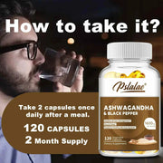 Ashwagandha 1600mgnutriamazonianutriamazoniaPslalae Ashwagandha 1600mg – Stress Relief &amp; Vitality
Introduction
Pslalae Ashwagandha 1600mg is a daily supplement for adults seeking stress relief, mood supporAshwagandha - Stress Relief Pslalae Adults Vitality