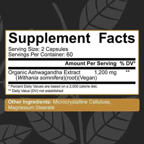 Ashwagandha - Stress SupportnutriamazonianutriamazoniaAshwagandha Tecepec Organic Extract 1200mg for Men
Introduction
Tecepec Organic Ashwagandha Extract for Men supports stress relief and daily vitality. Formulated forAshwagandha - Stress Support Tecepec Men Vitality