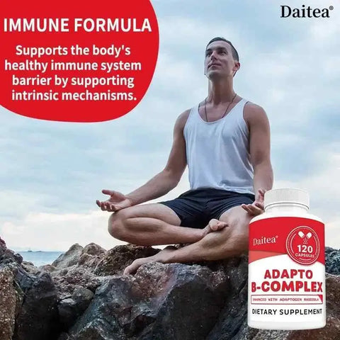 B Complex Energy SupportnutriamazonianutriamazoniaDaitea B-Complex Energy Support with Rhodiola
Introduction
Daitea B-Complex Energy Support is a daily multivitamin for adults seeking steady energy and resilience. EB Complex - Energy Support Daitea Adults Vitality