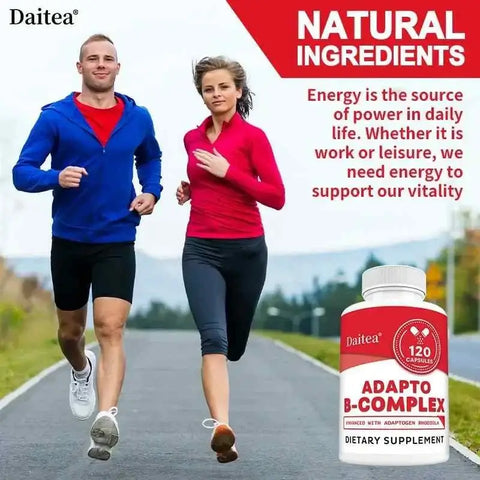 B Complex Energy SupportnutriamazonianutriamazoniaDaitea B-Complex Energy Support with Rhodiola
Introduction
Daitea B-Complex Energy Support is a daily multivitamin for adults seeking steady energy and resilience. EB Complex - Energy Support Daitea Adults Vitality