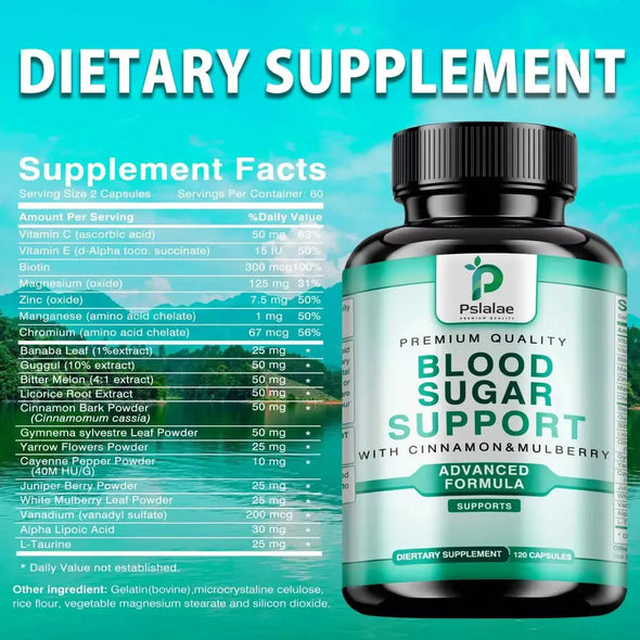 Blood Sugar Support - Glucose Metabolism - Adults - Vital